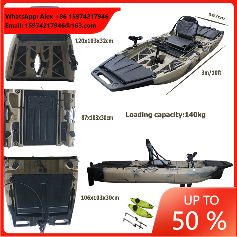 10FT Modulares Angelkajak mit  – Fishing Kayak Sit In Bewertung und Preis